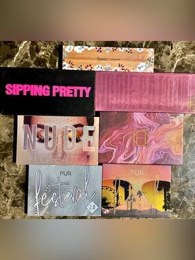 SET OF 7- High Quality Eye Shadow Palette Bundle